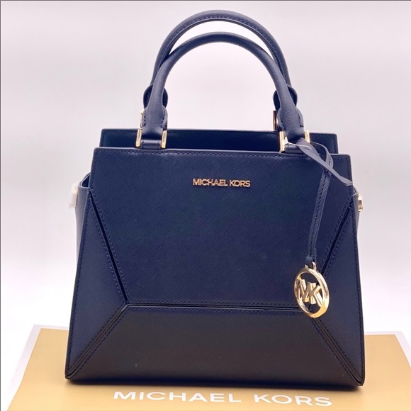 Michael Kors Medium Prism Satchel Black - Picture 7 of 16